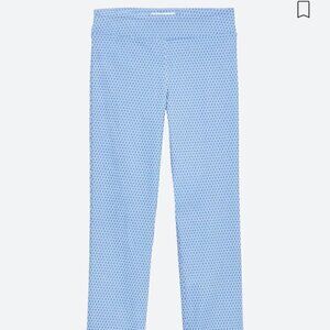 Margaret M Printed Straight Leg Pull on Pants Size M NWOT